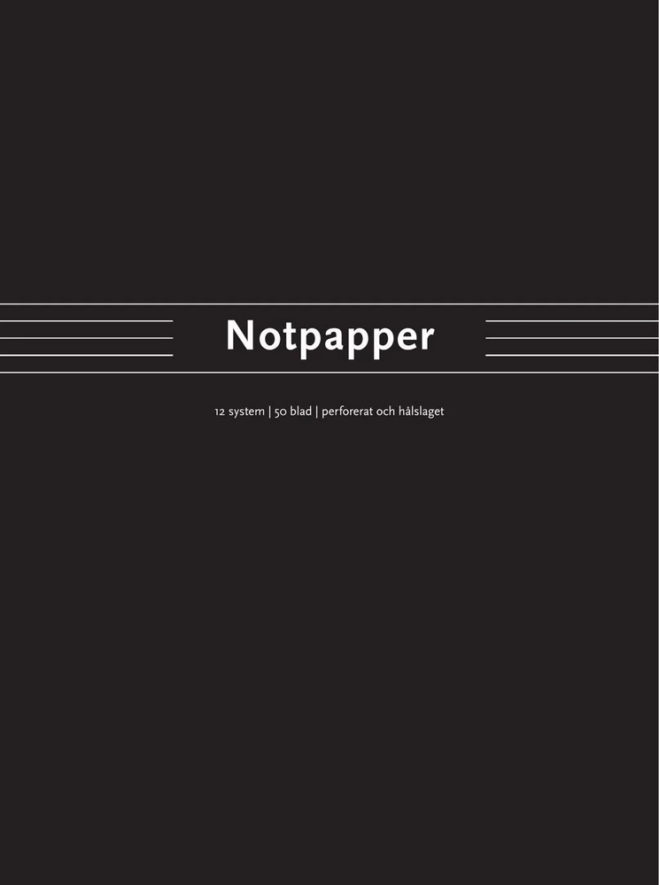 Product Image for Notpapper 12 system spiralbunden