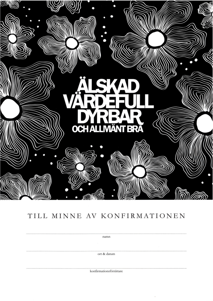 Product Image for Konfirmationsminne - älskad,  värdefull - frikyrkan