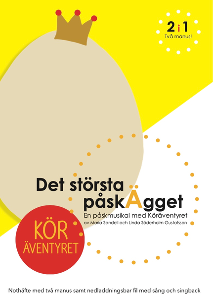 Product Image for Det största påskägget - noter+tvåmanus+nedladdningsbar fil med musik