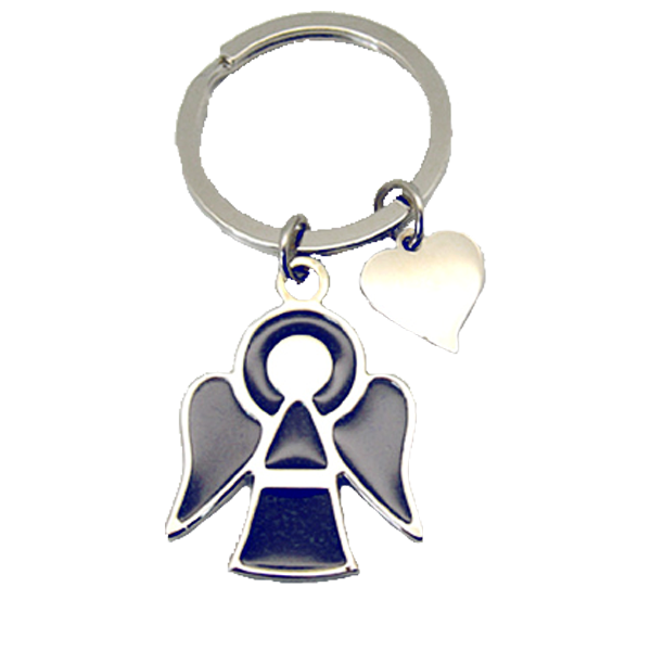 Product Image for Nyckelring - ängel - blå- metall