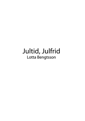 Product Image for Jultid,  julfrid - lotta bengtsson