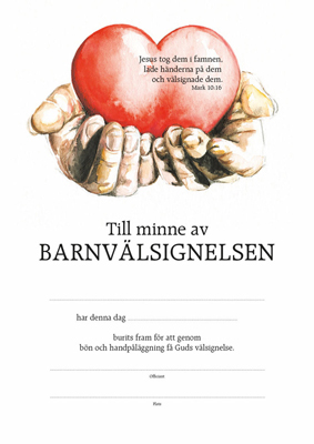 Product Image for Barnvälsignelse - händer