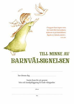 Product Image for Barnvälsignelse - ängel