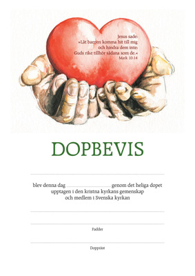 Product Image for Dopbevis - händer