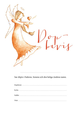 Product Image for Dopbevis - ängel 2