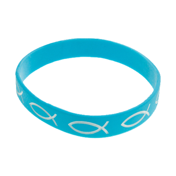Product Image for Armband - silikon - fisk - turkos