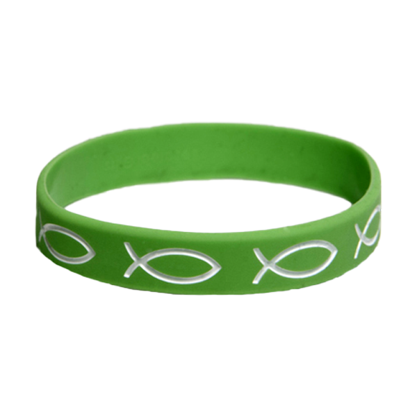 Product Image for Armband - silikon - fisk - grön