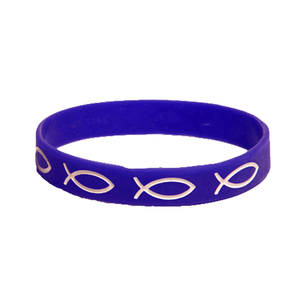 Product Image for Armband - silikon - fisk - lila