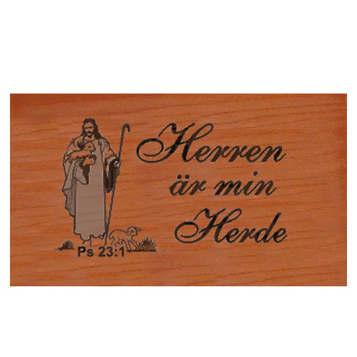 Product Image for Magnet - herren är min herde - trämagnet