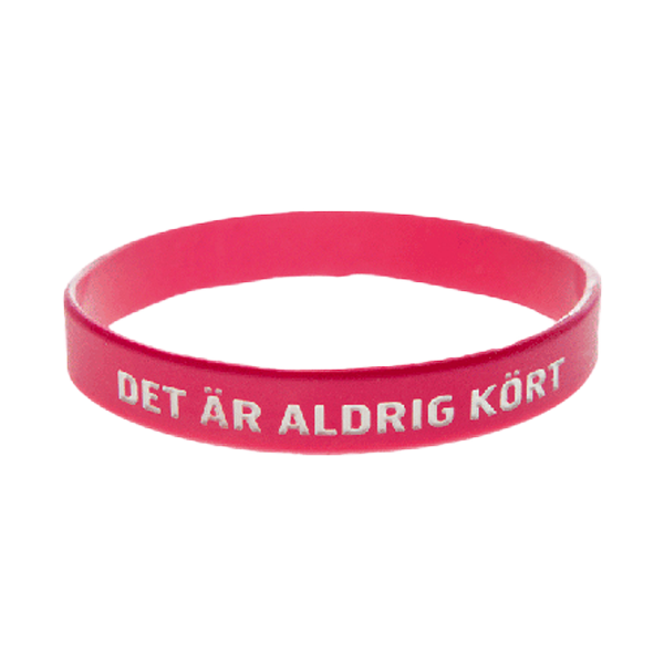 Product Image for Armband - silikon - aldrig kört - cerise