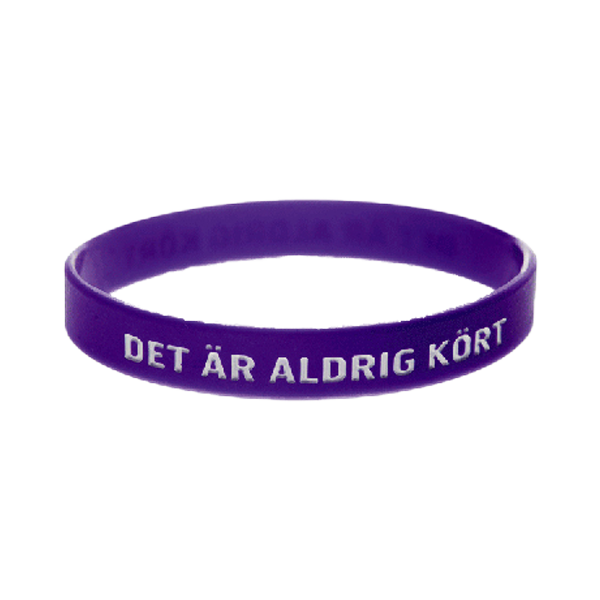 Product Image for Armband - silikon - aldrig kört - lila