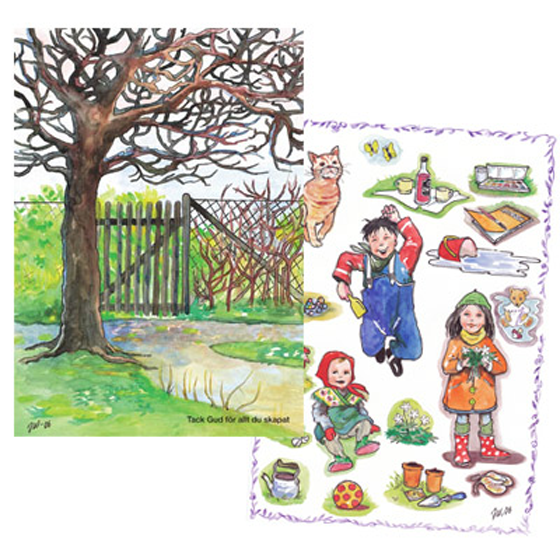 Product Image for Närvaroplansch - våren