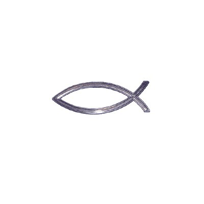 Product Image for Dekal - fisk,  13, 3 cm / silver