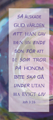 Product Image for Kort/bokmärke - såälskade Gud världen (joh 3:16)
