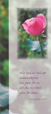 Product Image for Kort/bokmärke - den gyllene regeln