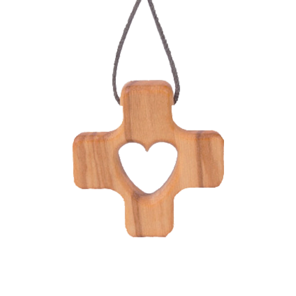 Product Image for Halsband - hjärta - tillverkad i olivträ