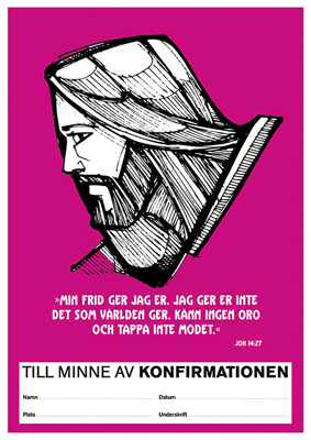 Product Image for Konfirmationsminne - Jesus rosa