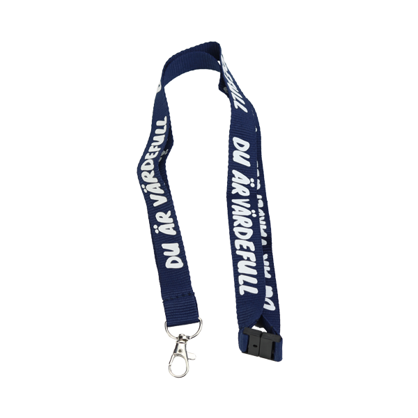 Product Image for Nyckelband - du är värdefull - blå