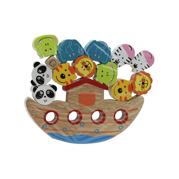 Product Image for Balansspel i trä– noas ark