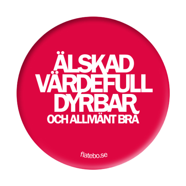 Product Image for Knapp - älskad,  värdefull,  dyrbar - rosa/röd
