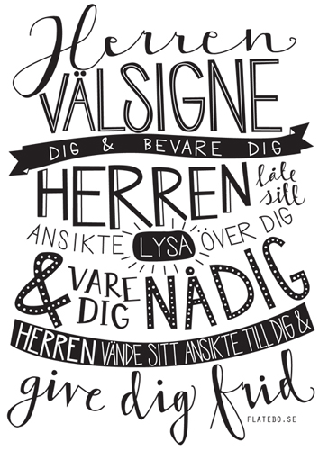 Product Image for Poster - välsignelsen - a3