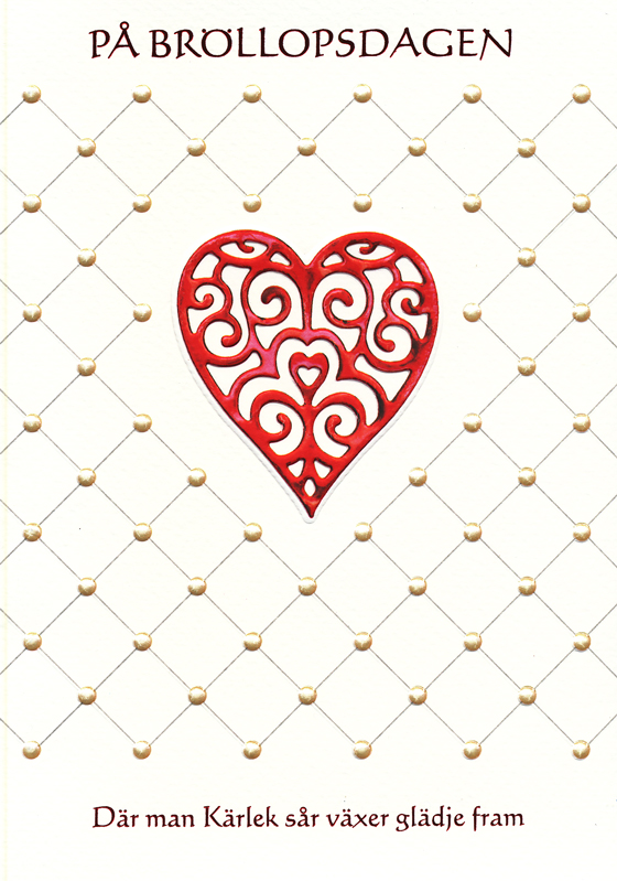 Product Image for Kort - påbröllopsdagen - där man kärlek sår - dubbelt
