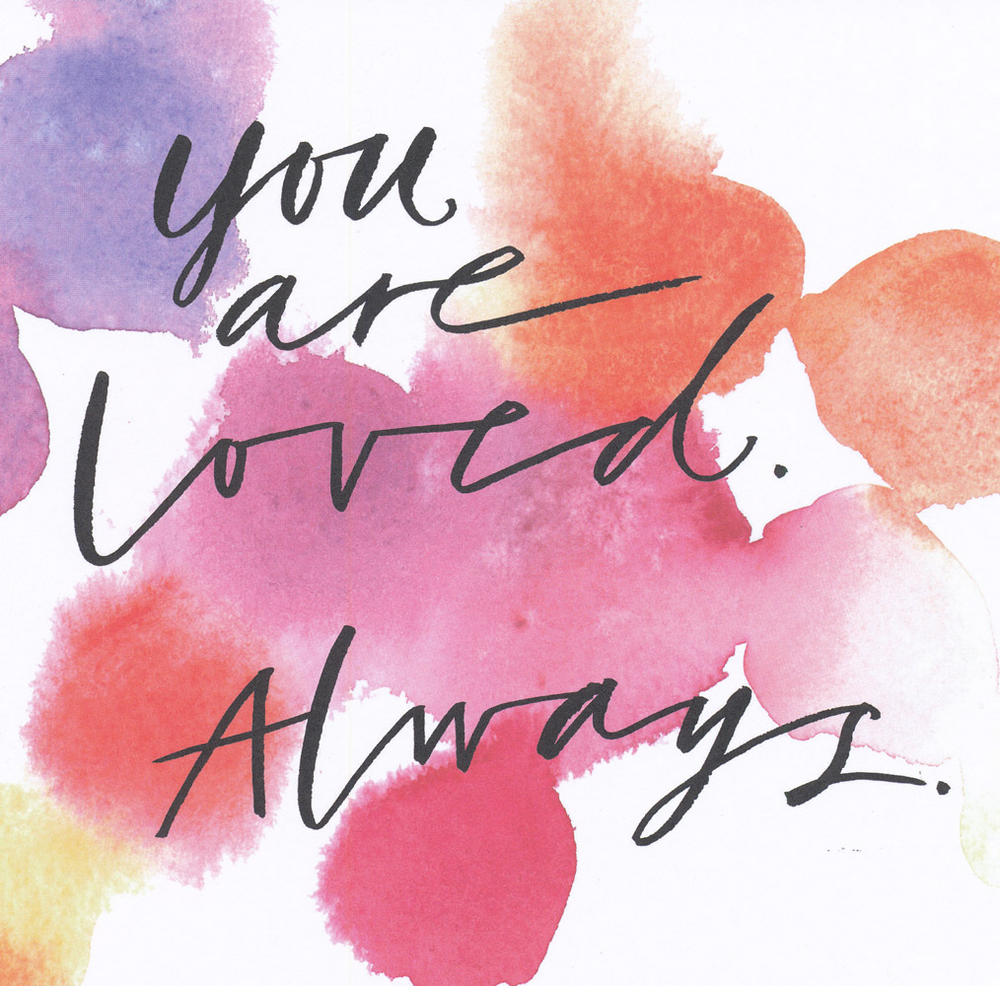 Product Image for Kort - you are loved. Always. - dubbelt