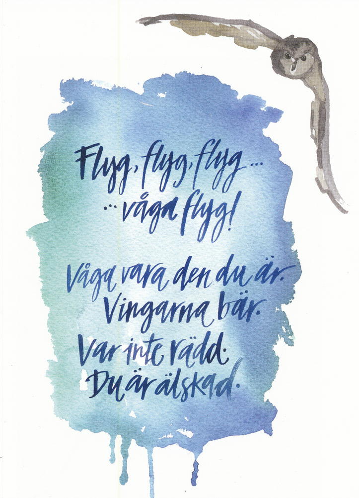 Product Image for Kort - flyg,  flyg,  flyg... Våga flyg! - a6