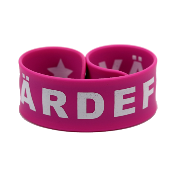 Product Image for Armband - silikon - slapwrap - värdefull - rosa
