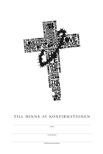 Product Image for Konfirmationsminne - korset - frikyrkan