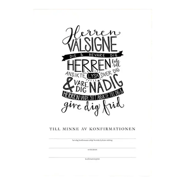 Product Image for Konfirmationsminne - välsignelsen - svenska kyrkan