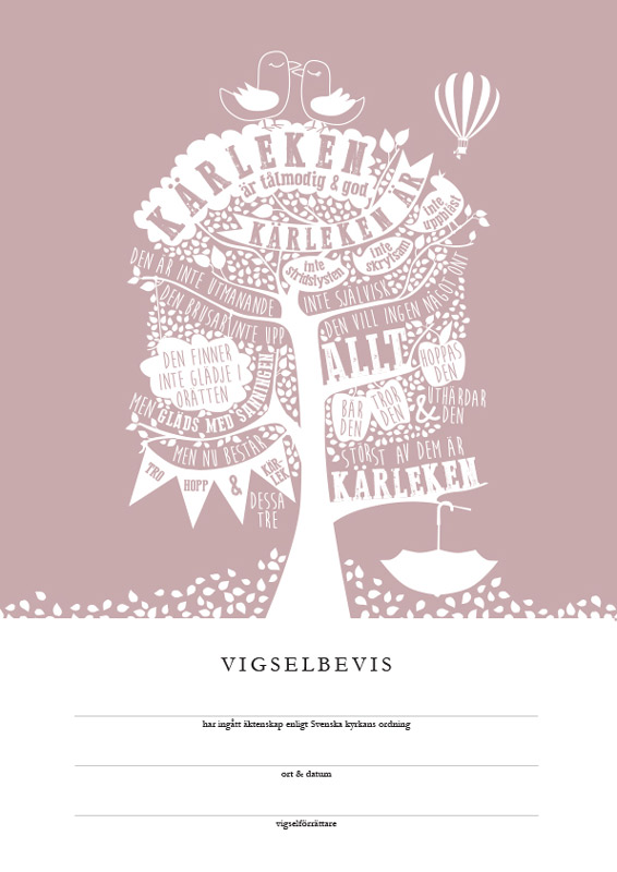 Product Image for Vigselbevis - kärlekens lov - svenska kyrkan