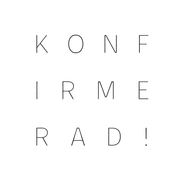 Product Image for Kort - konfirmerad - kvadratiskt