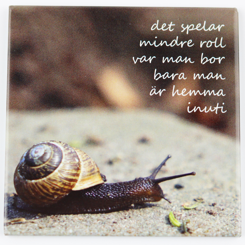 Product Image for Magnet - text: det spelar mindre roll var man bor...