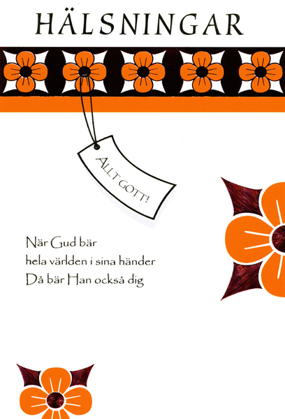Product Image for Kort - hälsningar - allt gott! - när Gud bär - dubbelt