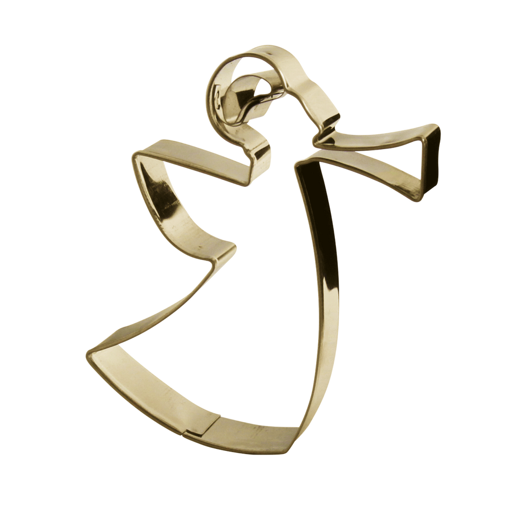 Product Image for Pepparkaksform - ängel - guldfärgad