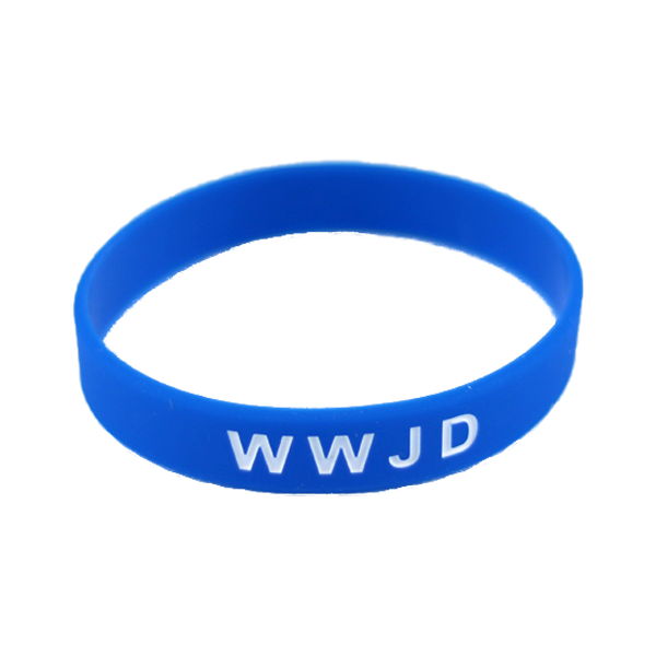 Product Image for Armband - silikon - wwjd - mörkblå