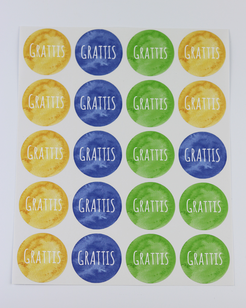 Product Image for Klistermärken - grattis