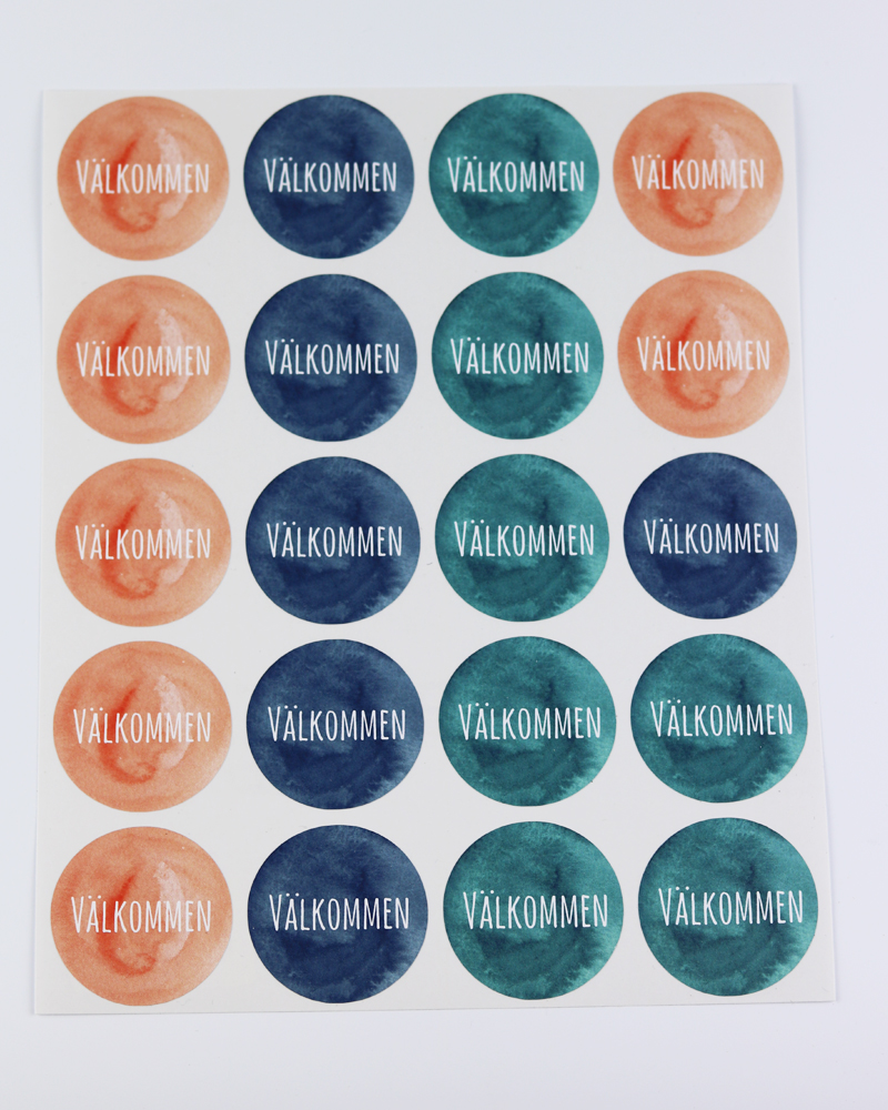 Product Image for Klistermärke - välkommen