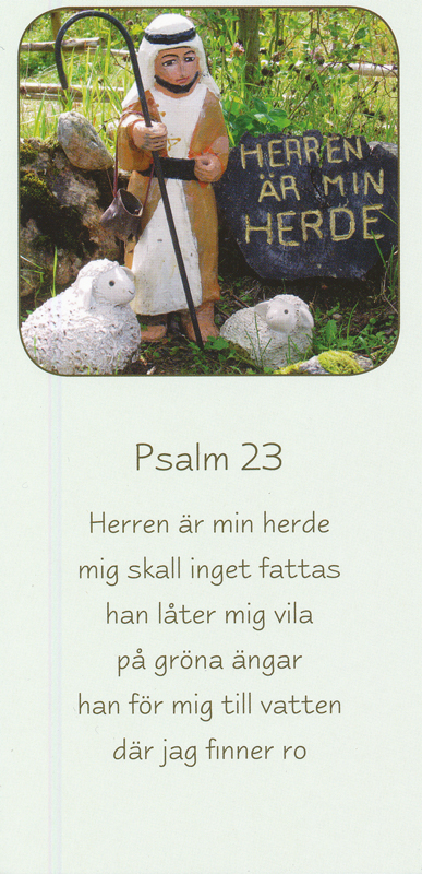 Product Image for Kort/bokmärke - psalm 23