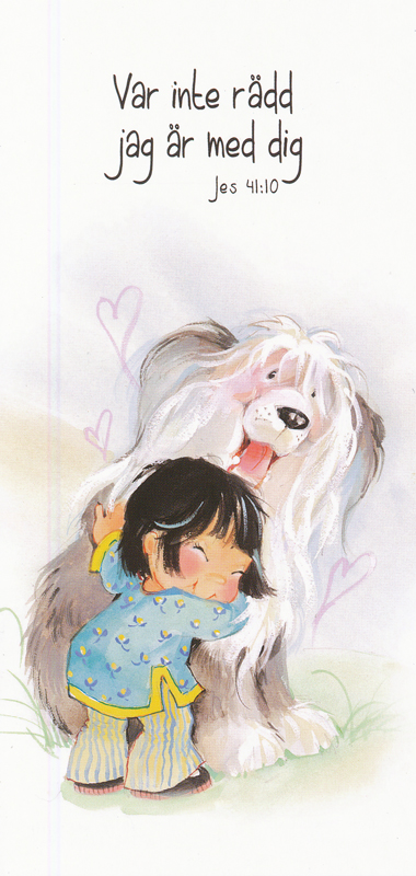 Product Image for Kort/bokmärke - var inte rädd jag är med dig
