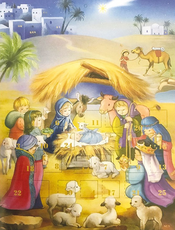 Product Image for Adventskalender med julkrubbsmotiv