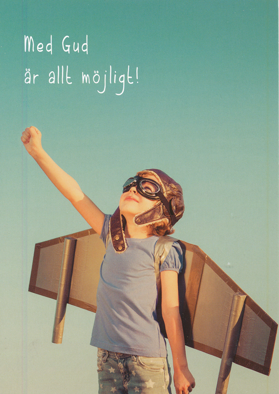 Product Image for Vykort - med Gud är allt möjligt!