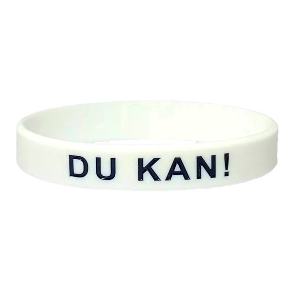 Product Image for Armband - silikon - du kan - vit
