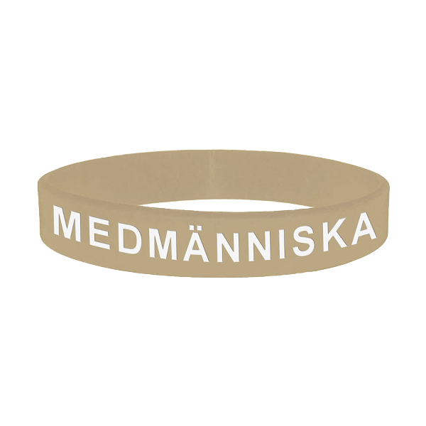 Product Image for Armband - silikon - medmänniska - beige