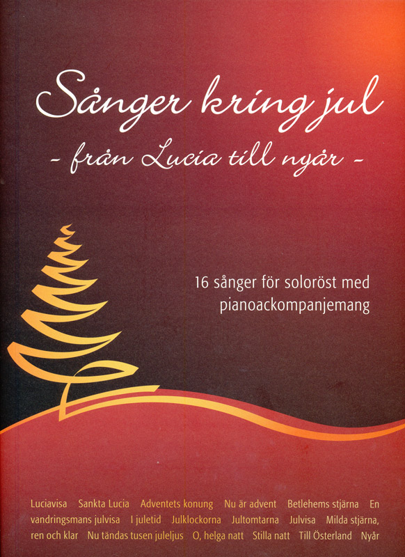 Product Image for Sånger kring jul,  16 sånger för soloröst och piano