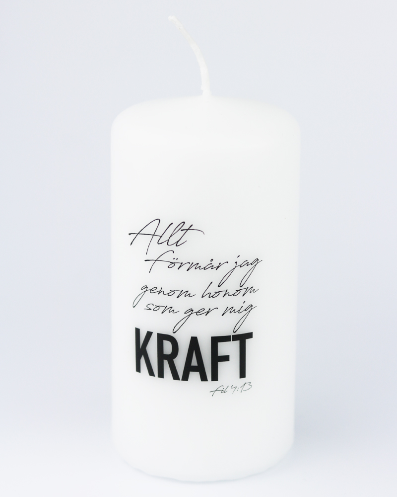 Product Image for Blockljus - allt förmår jag genom honom som ger kraft