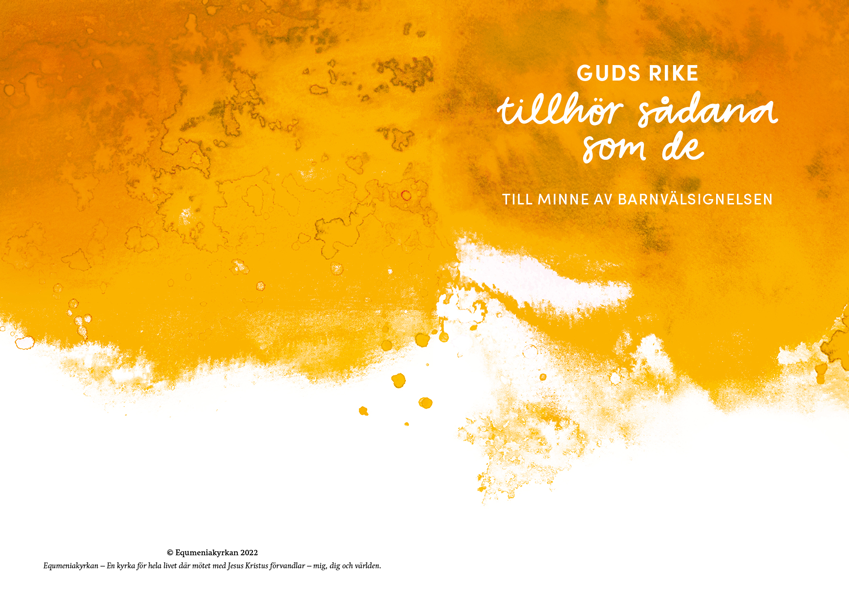 Product Image for Barnvälsignelse - Guds rike tillhör sådana - equmeniakyrkan
