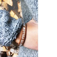 Product Image for Armband - silikon tonår - i have decided - brun