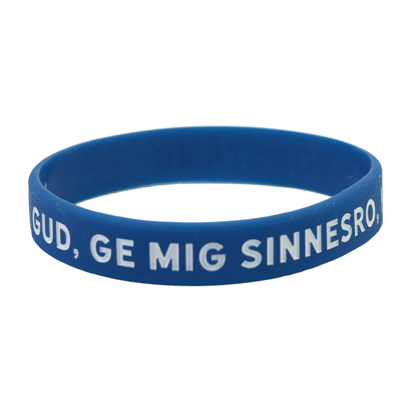 Product Image for Armband - silikon - Gud ge mig sinnesro - blå